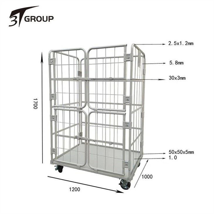 2-Sided Foldable Roll Container