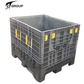 Πτυσσόμενο πλαστικό δοχείο παλέτας βαρέως τύπου