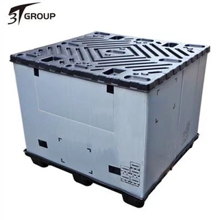 Μανίκι Πλαστικό Παλετοκιβώτιο με Πτυσσόμενο Παράθυρο