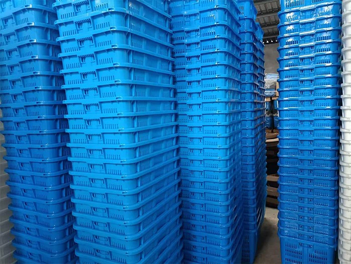 Nestable and Stackable Plastic Turnover Baskets 1 Nestable and Stackable Plastic Turnover Baskets 1